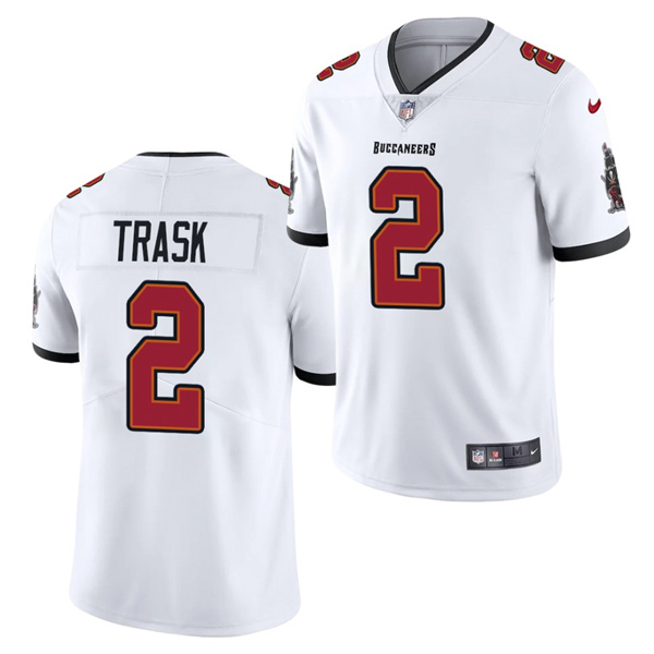 Men's Tampa Bay Buccaneers #2 Kyle Trask 2021 Draft White NFL Vapor Untouchable Limited Stitched Jersey Men's Tampa Bay Buccaneers #2 Kyle Trask 2021 Draft White NFL Vapor Untouchable Limited Stitched Jersey